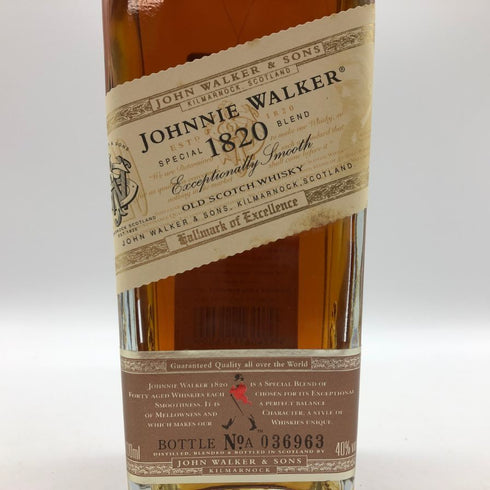 ジョニーウォーカー 1820 スペシャルブレンド 700ml 40% Johnnie Walker Special Blend スコッチウイスキー【D1】
